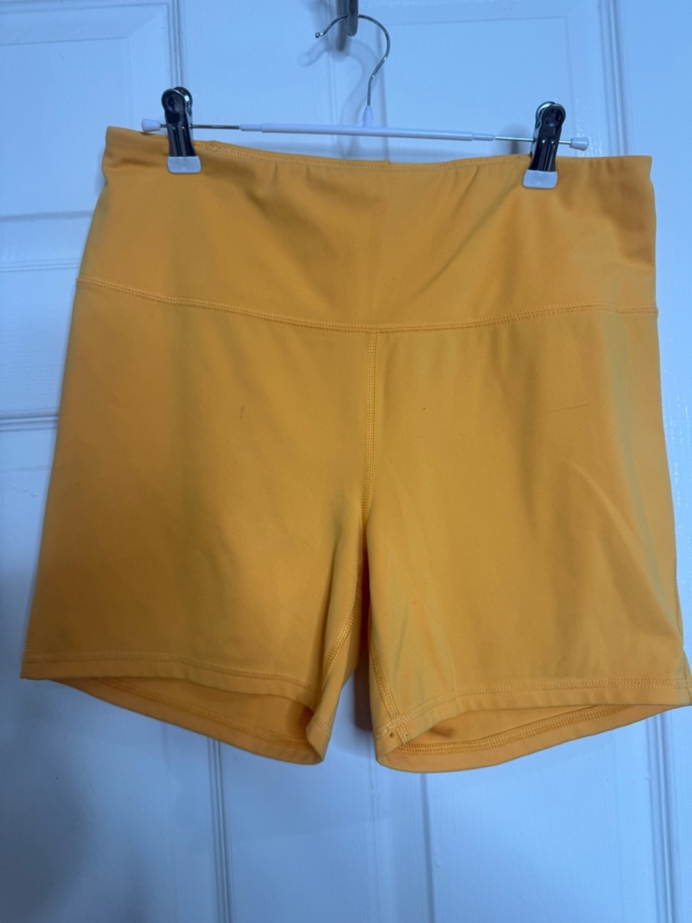 DSG Women's High-Rise Athletic Shorts in Mustard